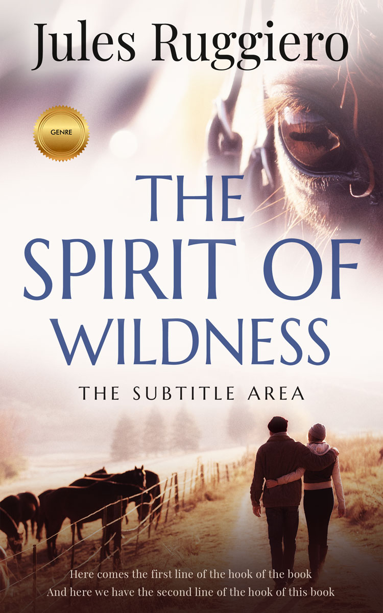 2D view of Thunder #7917 - Premade Romance Book Cover