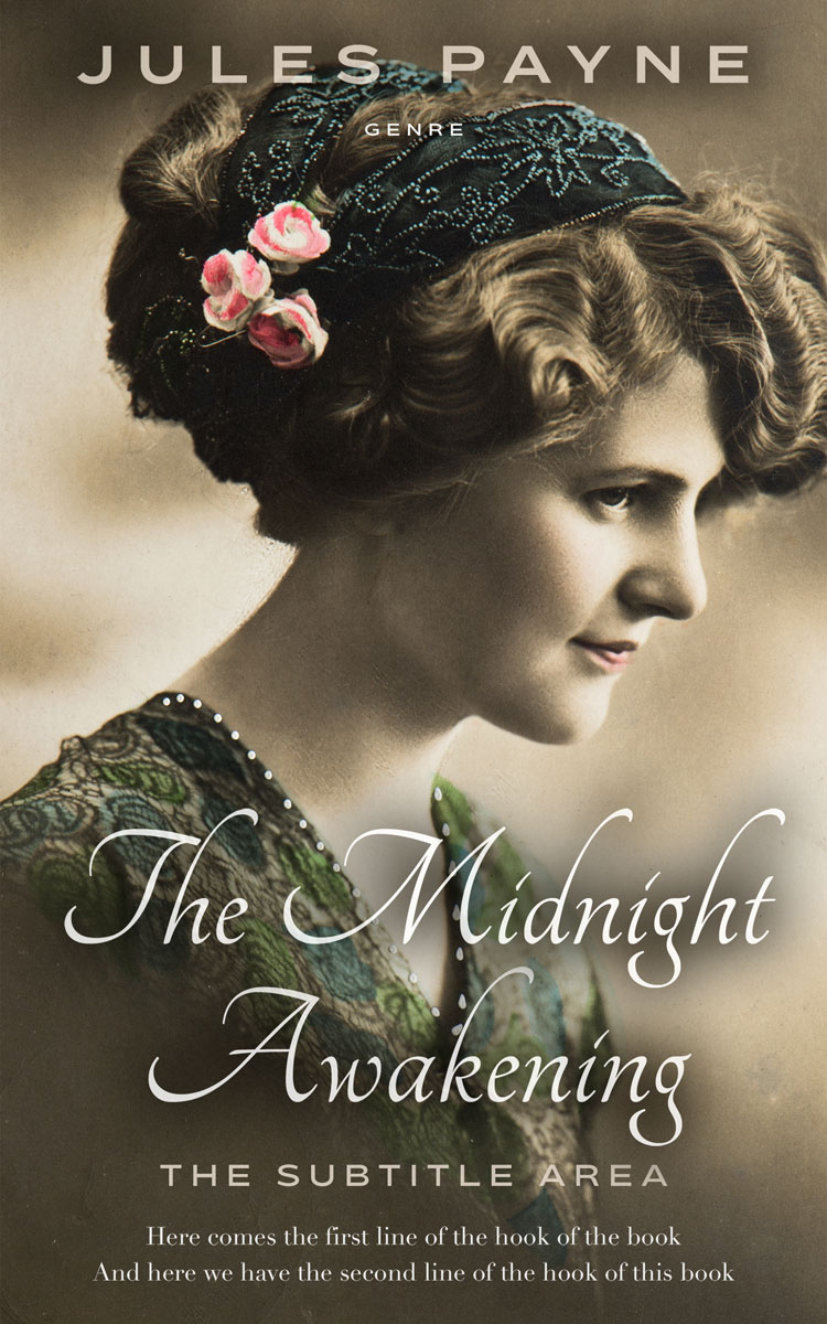 2D view of Premade Historical Book Cover - Taupe