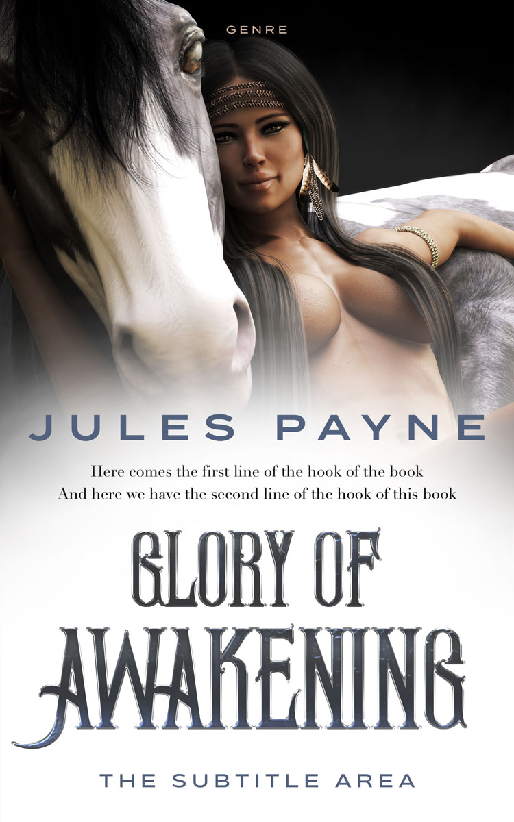 2D view of Dune #7967 - Premade Fantasy Book Cover