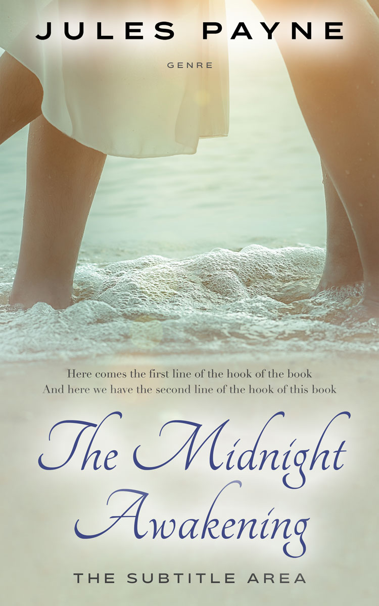 2D view of Foggy Gray #7972 - Premade Romance Book Cover