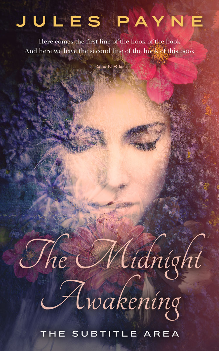 2D view of Premade Fantasy Book Cover - Thunder