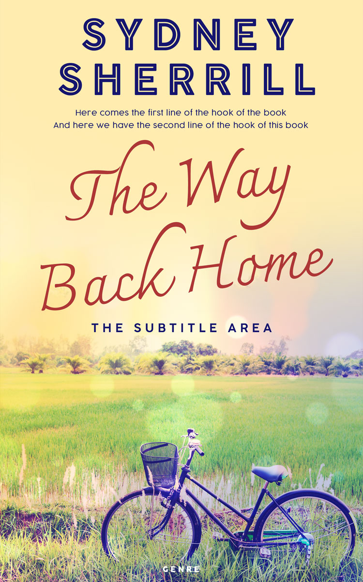 2D view of Hampton #7990 - Premade Literary Fiction Book Cover