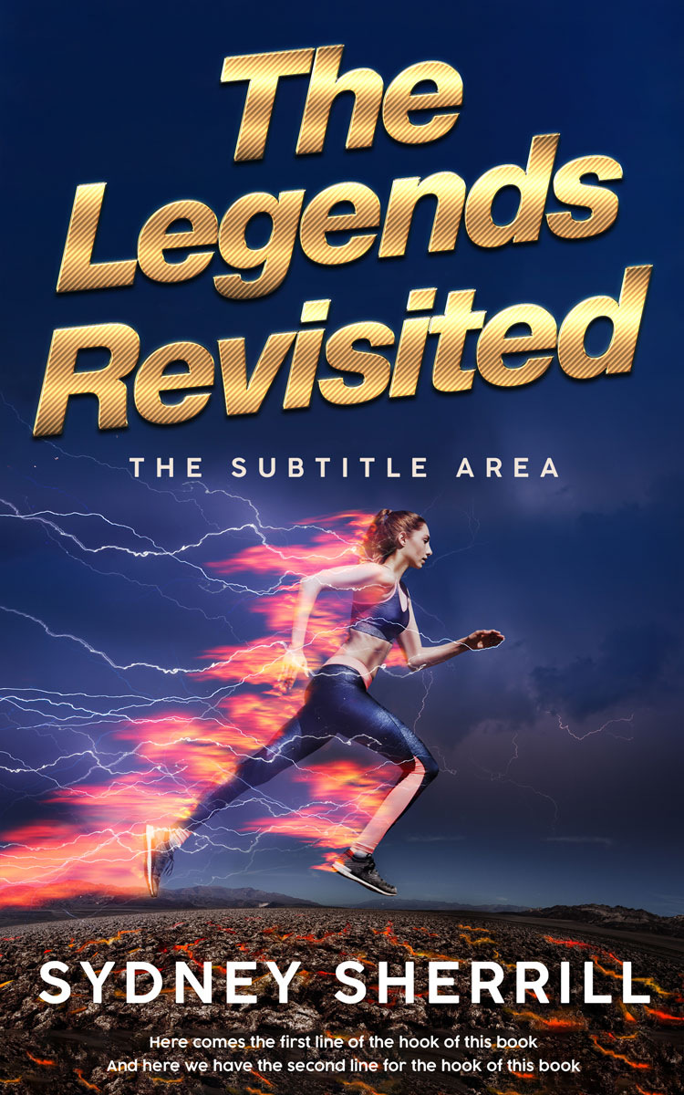 2D view of Cloud Burst #8007 - Premade Surreal Book Cover