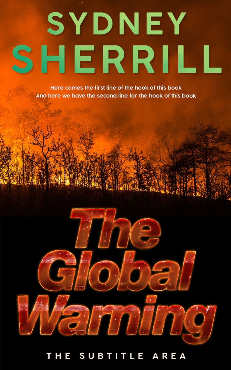 2D view of Wood Bark #8012 - Premade Apocalyptica Book Cover