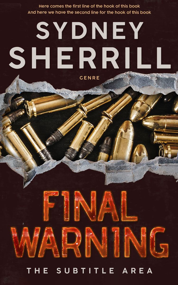 2D view of Premade Mystery & Thriller & Suspense Book Cover - Old Rose