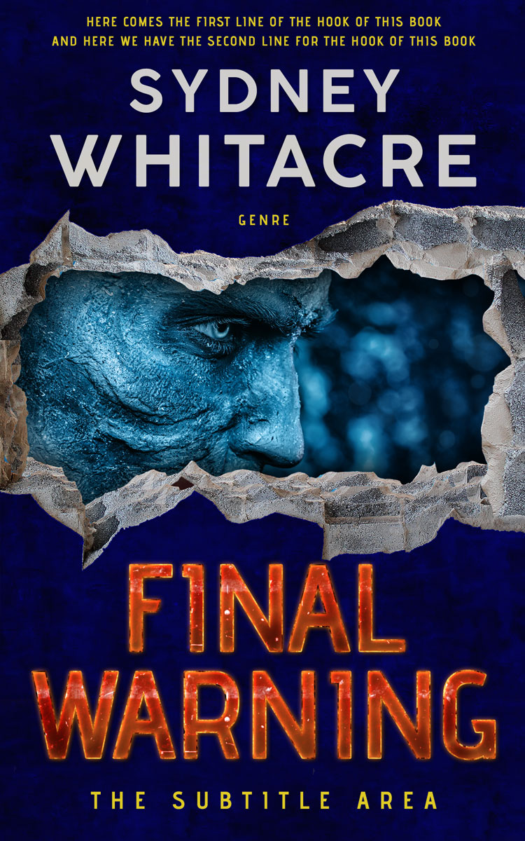 2D view of Sandal #8029 - Premade Apocalyptica Book Cover