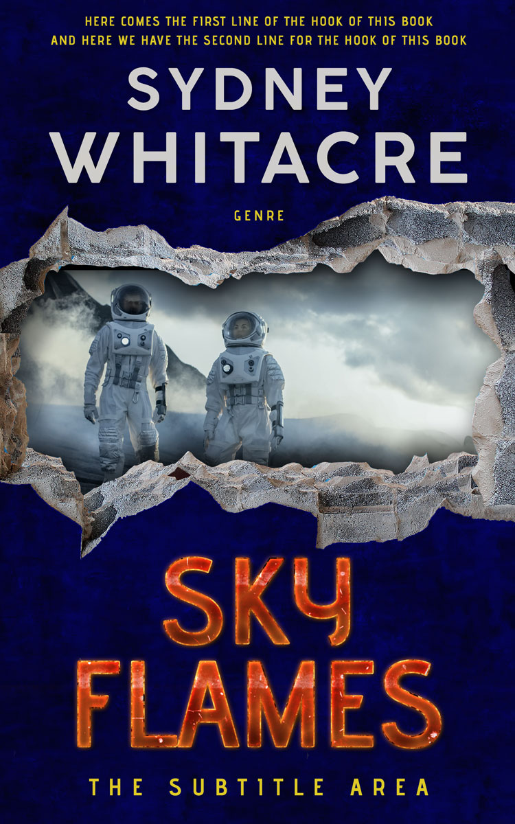 2D view of Premade Science Fiction Book Cover - Port Gore