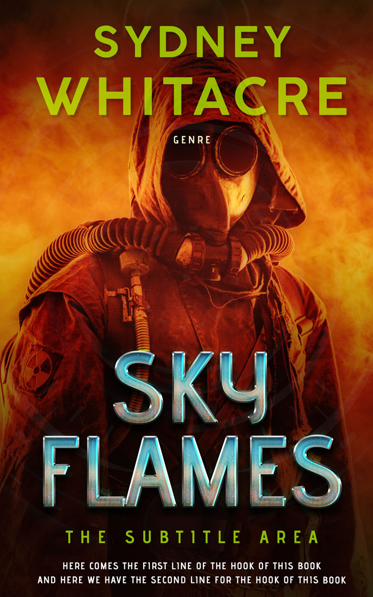 2D view of Clinker #8065 - Premade Apocalyptica Book Cover