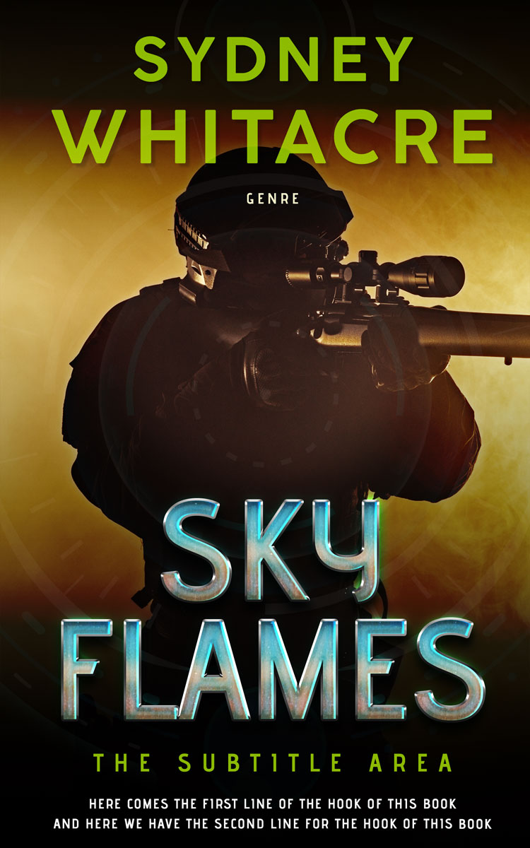 2D view of Husk #8067 - Premade Mystery & Thriller & Suspense Book Cover