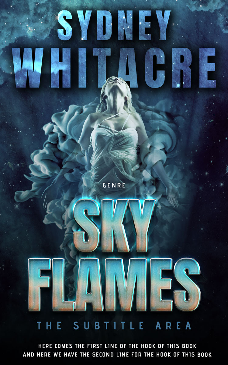 2D view of Premade Mystery & Thriller & Suspense Book Cover - Mirage