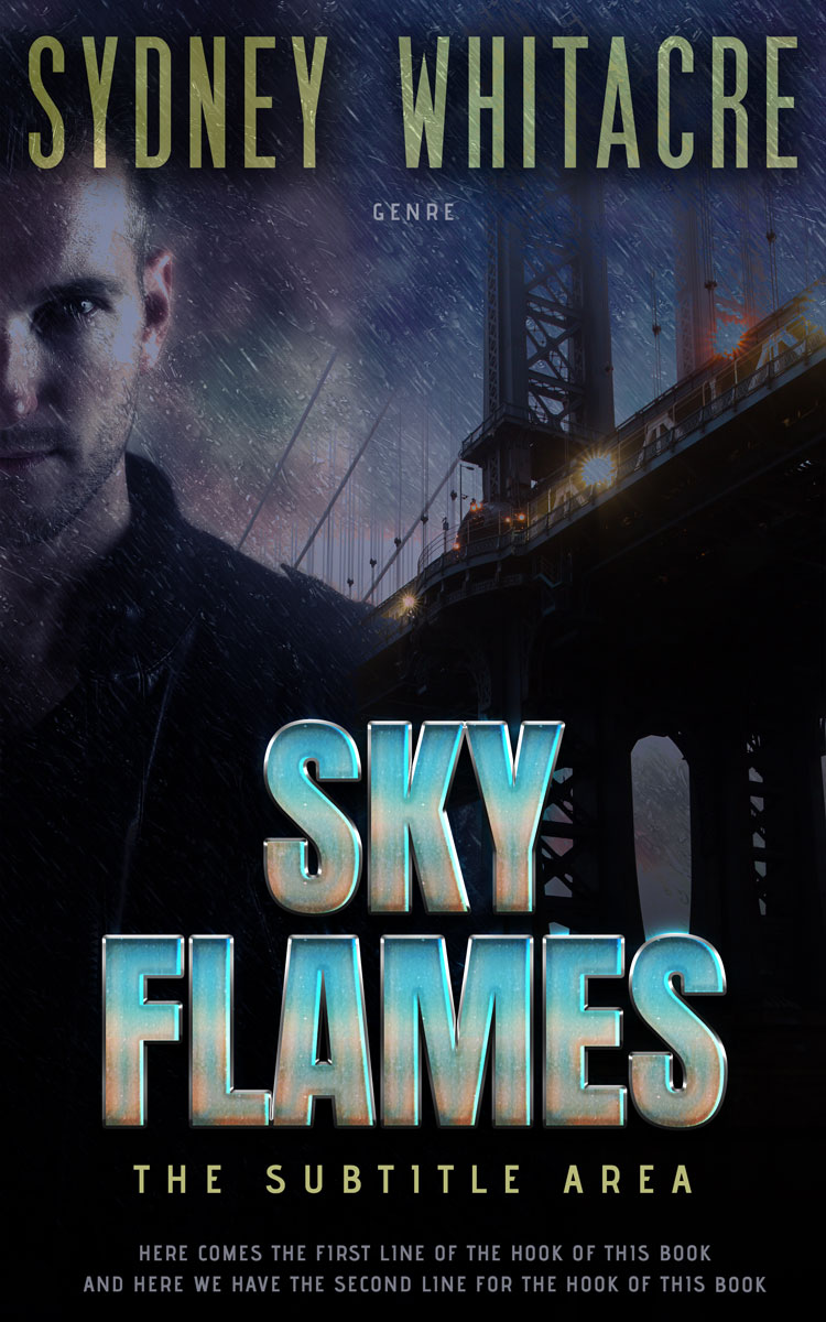 2D view of Premade Mystery & Thriller & Suspense Book Cover - Cinder