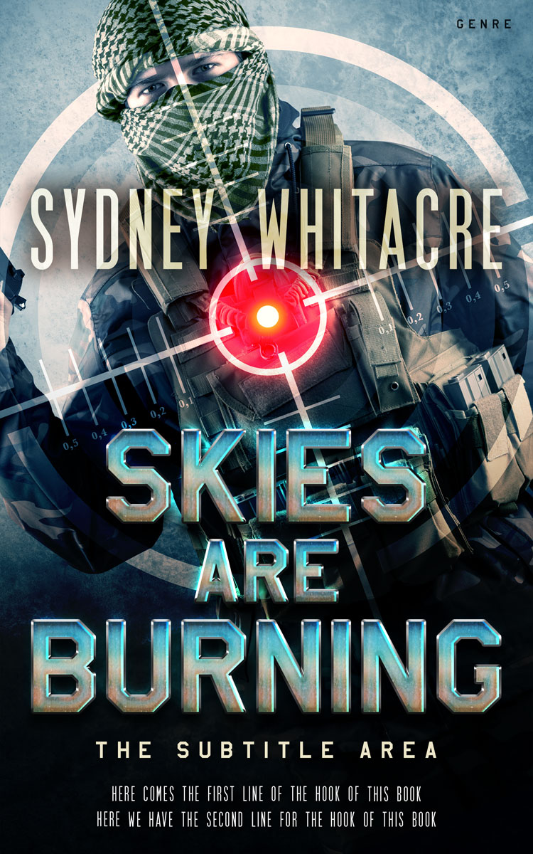 2D view of Cold Turkey #8104 - Premade Mystery & Thriller & Suspense Book Cover