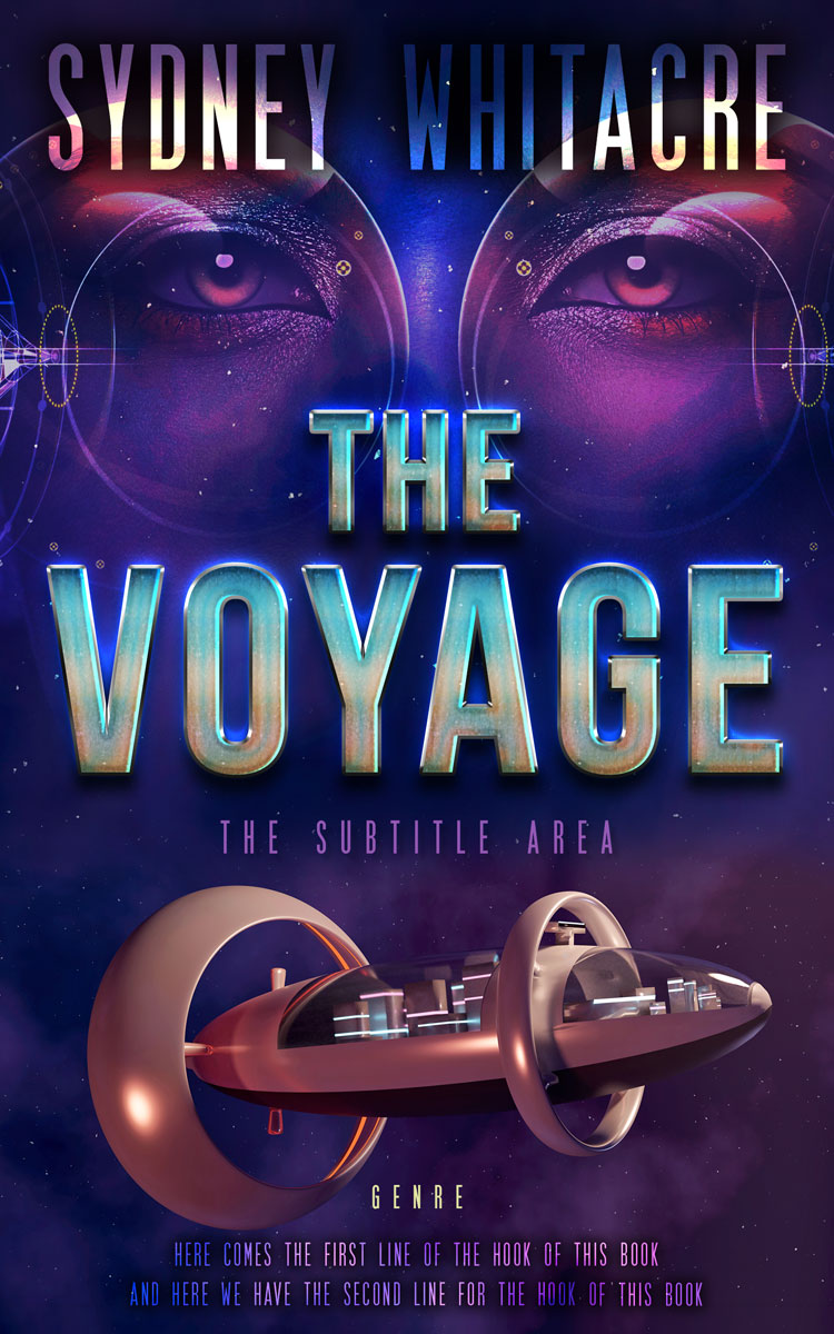 2D view of Port Gore #8110 - Premade Science Fiction Book Cover