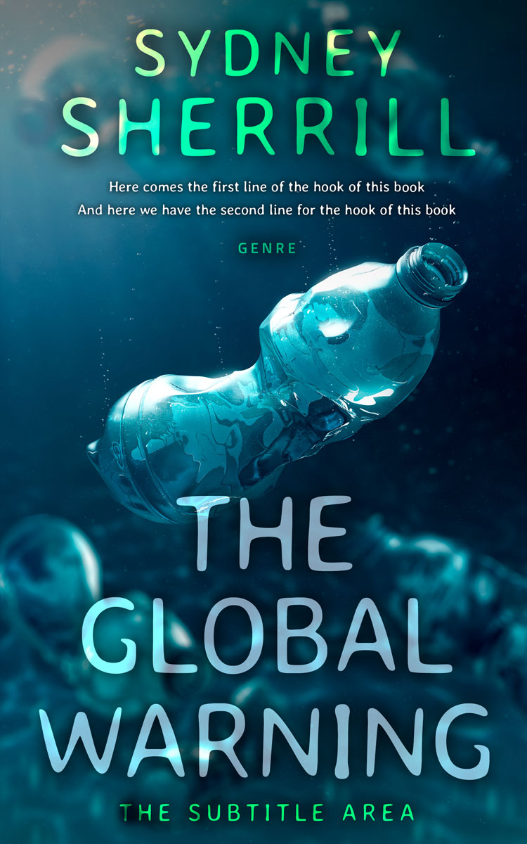 2D view of Premade Science & Nature Book Cover - Tarawera