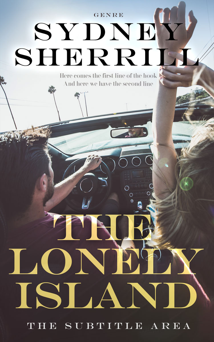 2D view of Premade Teen & Young Adult Book Cover - Moon Mist