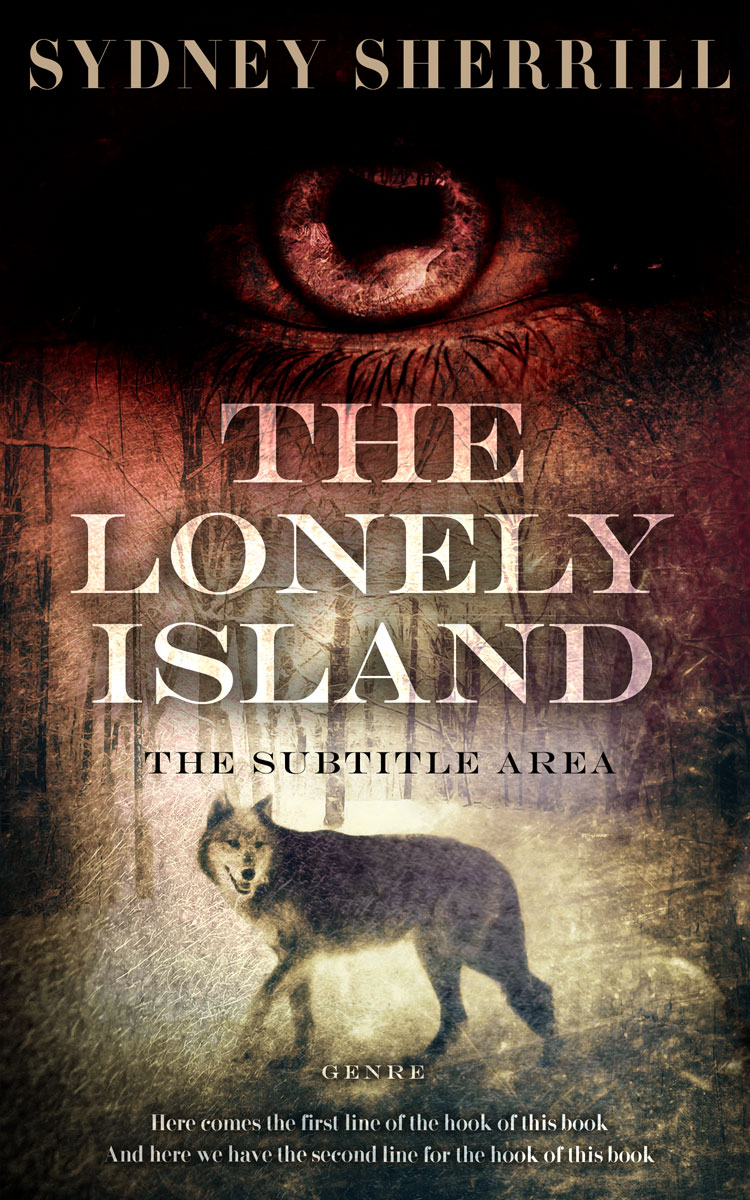 2D view of Premade Mystery & Thriller & Suspense Book Cover - Cocoa Brown