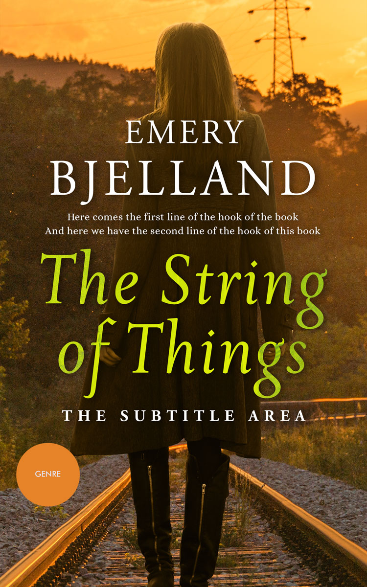 2D view of Brown Tumbleweed #8182 - Premade Romance Book Cover