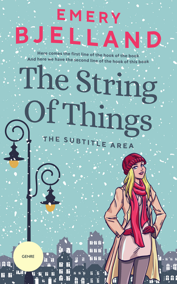 2D view of Premade Romance Book Cover - Shadow Green