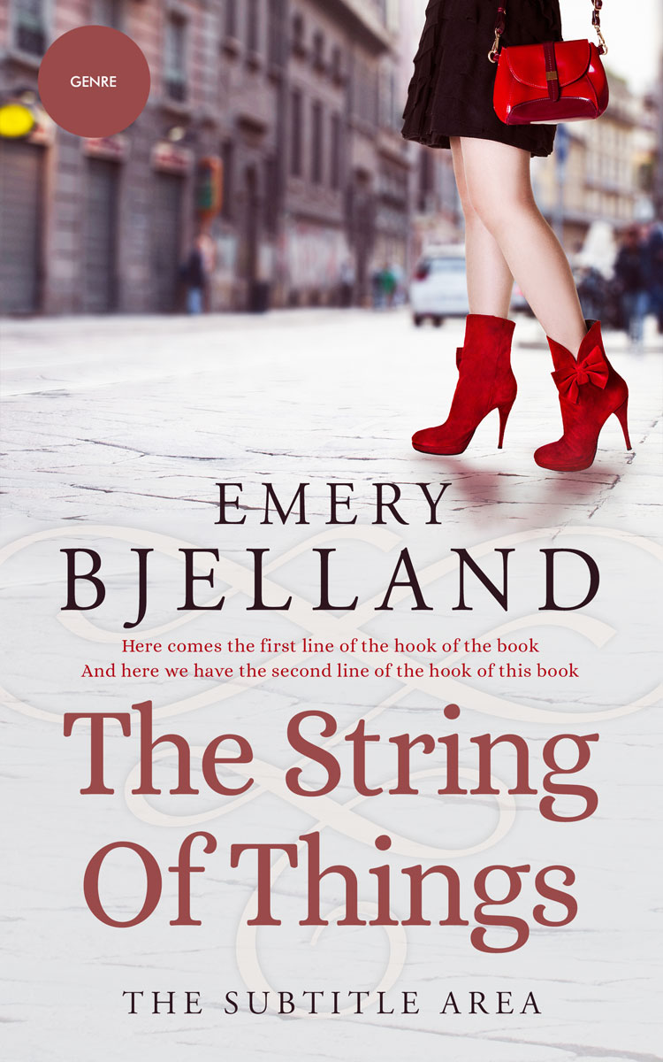 2D view of Bon Jour #8195 - Premade Business Book Cover