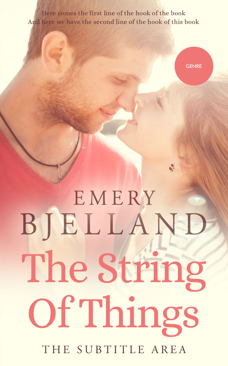 2D view of Albescent White #8199 - Premade Romance Book Cover