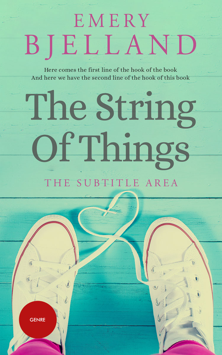 2D view of Vista Blue #8204 - Premade Romance Book Cover