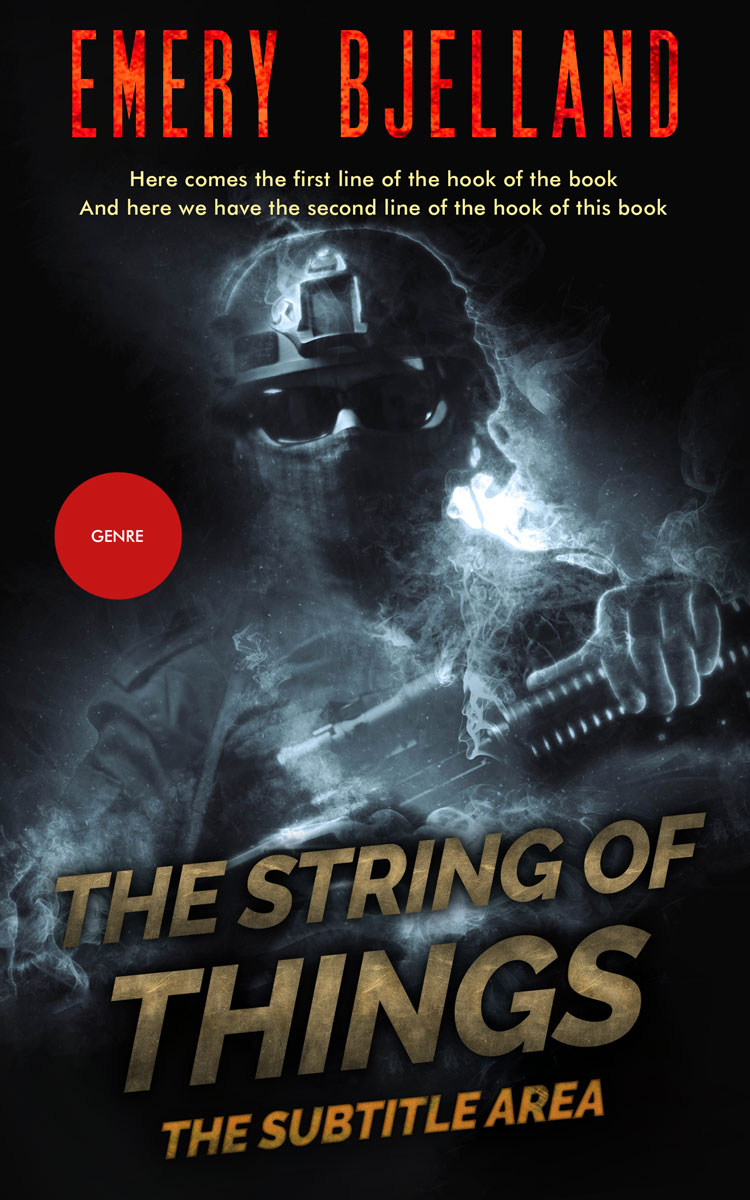 2D view of Shark #8207 - Premade Mystery & Thriller & Suspense Book Cover