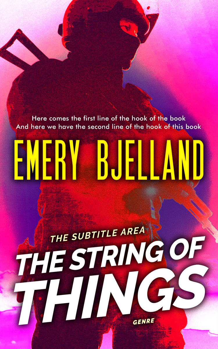 2D view of Claret #8210 - Premade Mystery & Thriller & Suspense Book Cover