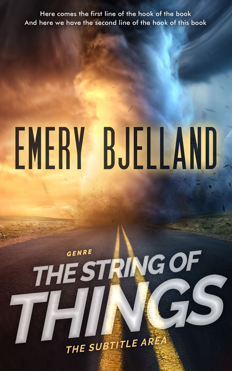 2D view of Premade Apocalyptica Book Cover - Calico