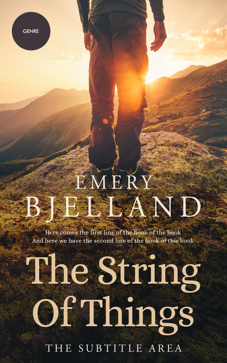 2D view of Gold Sand #8218 - Premade Travel Book Cover