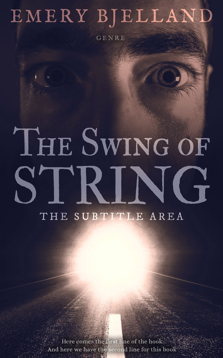 2D view of Steel Gray #8232 - Premade Mystery & Thriller & Suspense Book Cover