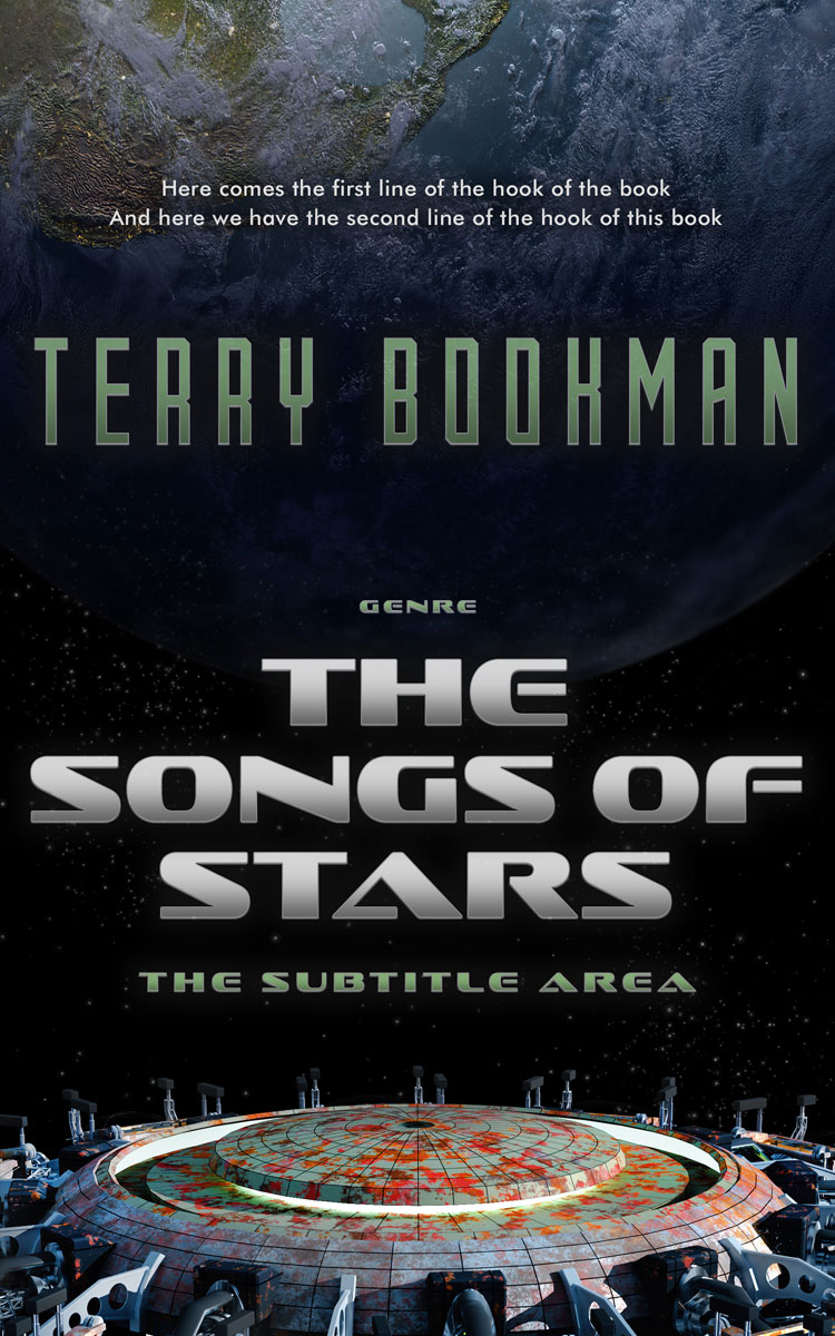 2D view of Bunker #8244 - Premade Science Fiction Book Cover