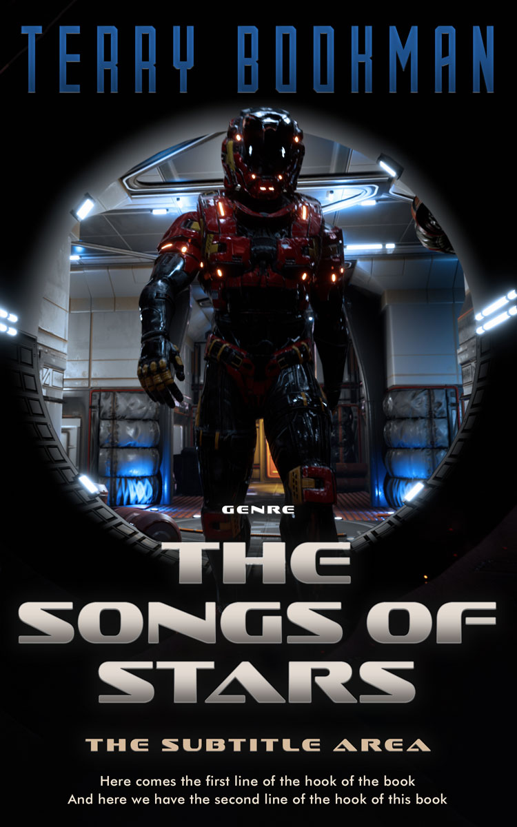 2D view of Woodsmoke #8256 - Premade Science Fiction Book Cover