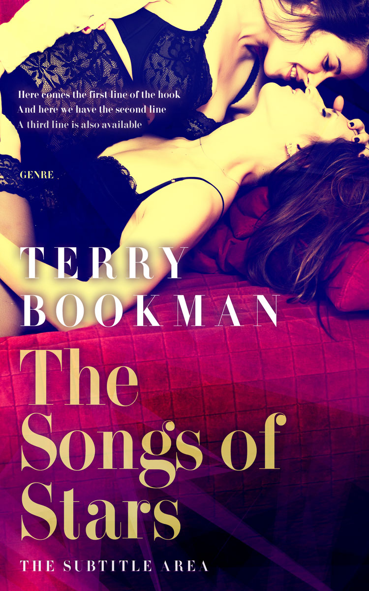 2D view of Gold Sand #8273 - Premade Romance Book Cover