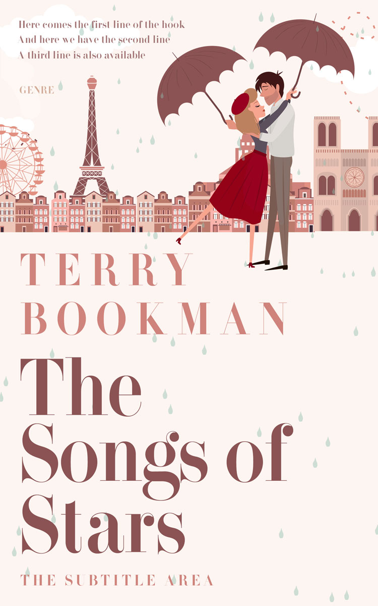 2D view of Premade Romance Book Cover - Fantasy