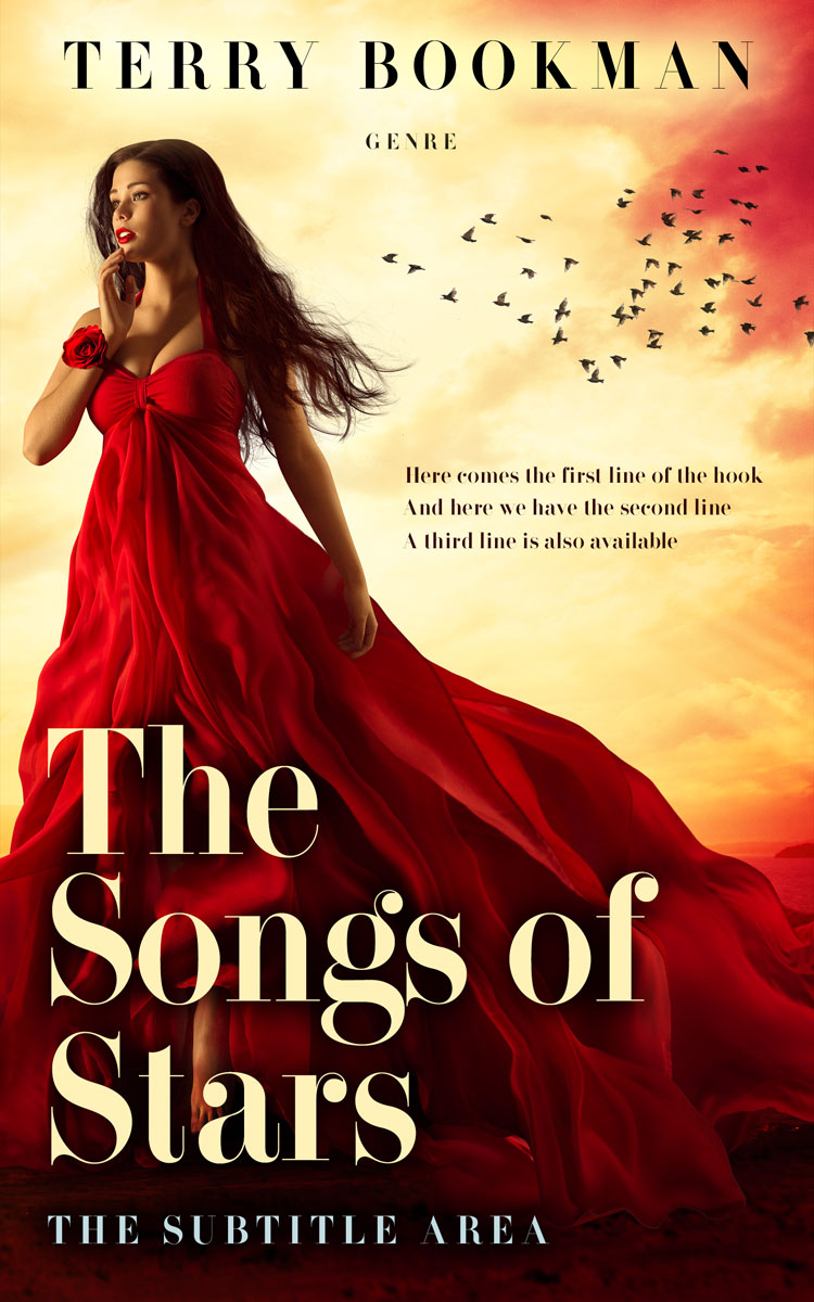 2D view of Rebel #8281 - Premade Fantasy Book Cover