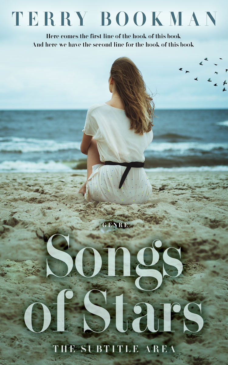 2D view of Premade Romance Book Cover - Opal