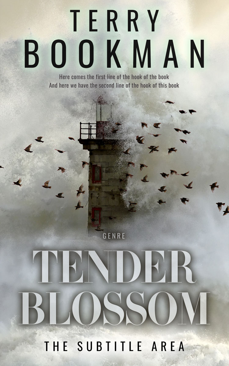 2D view of Gray Nickel #8291 - Premade Romance Book Cover