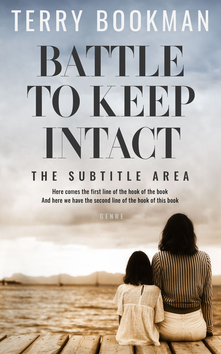 2D view of Premade Family & Parenting Book Cover - Swirl