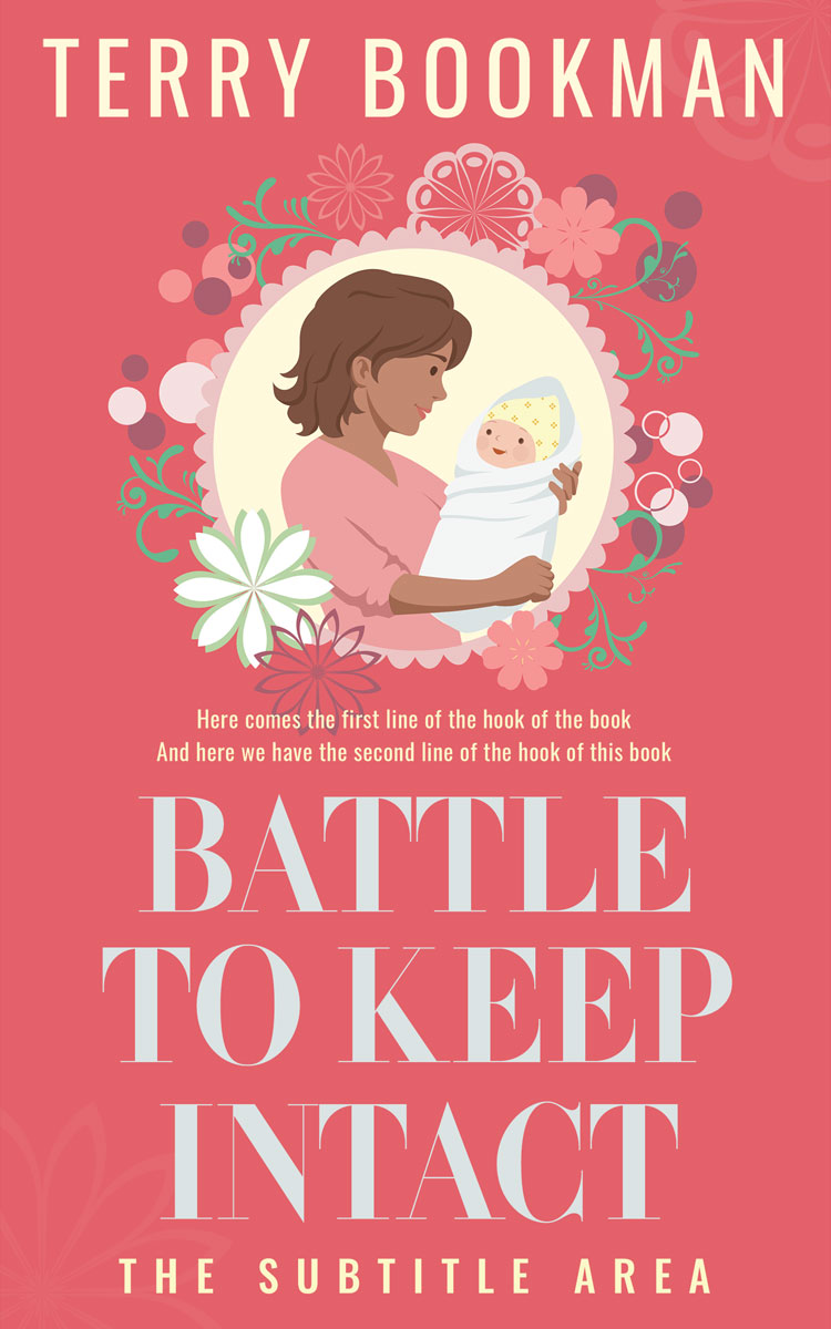 2D view of Premade Family & Parenting Book Cover - Sunglo