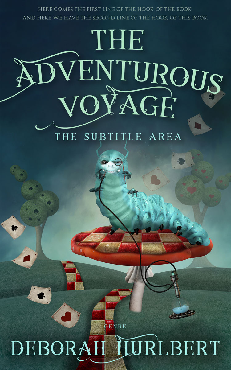 2D view of Outer Space #8348 - Premade Fantasy Book Cover