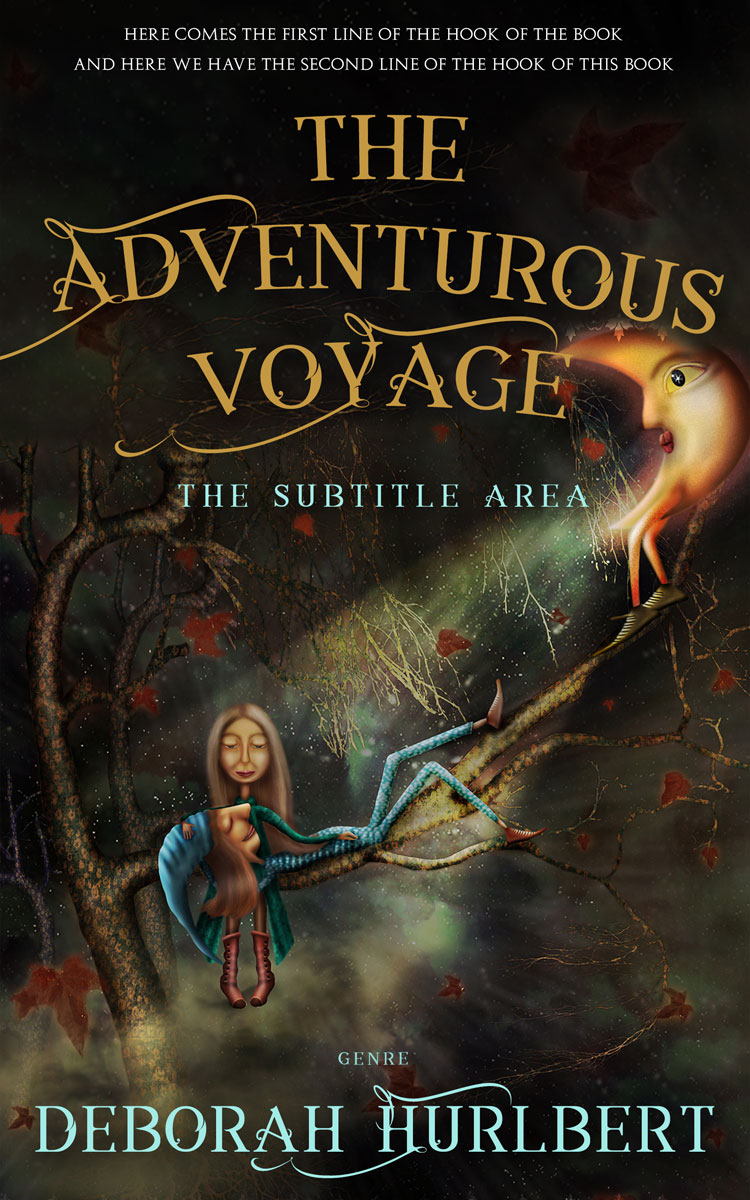 2D view of Zeus #8349 - Premade Fantasy Book Cover