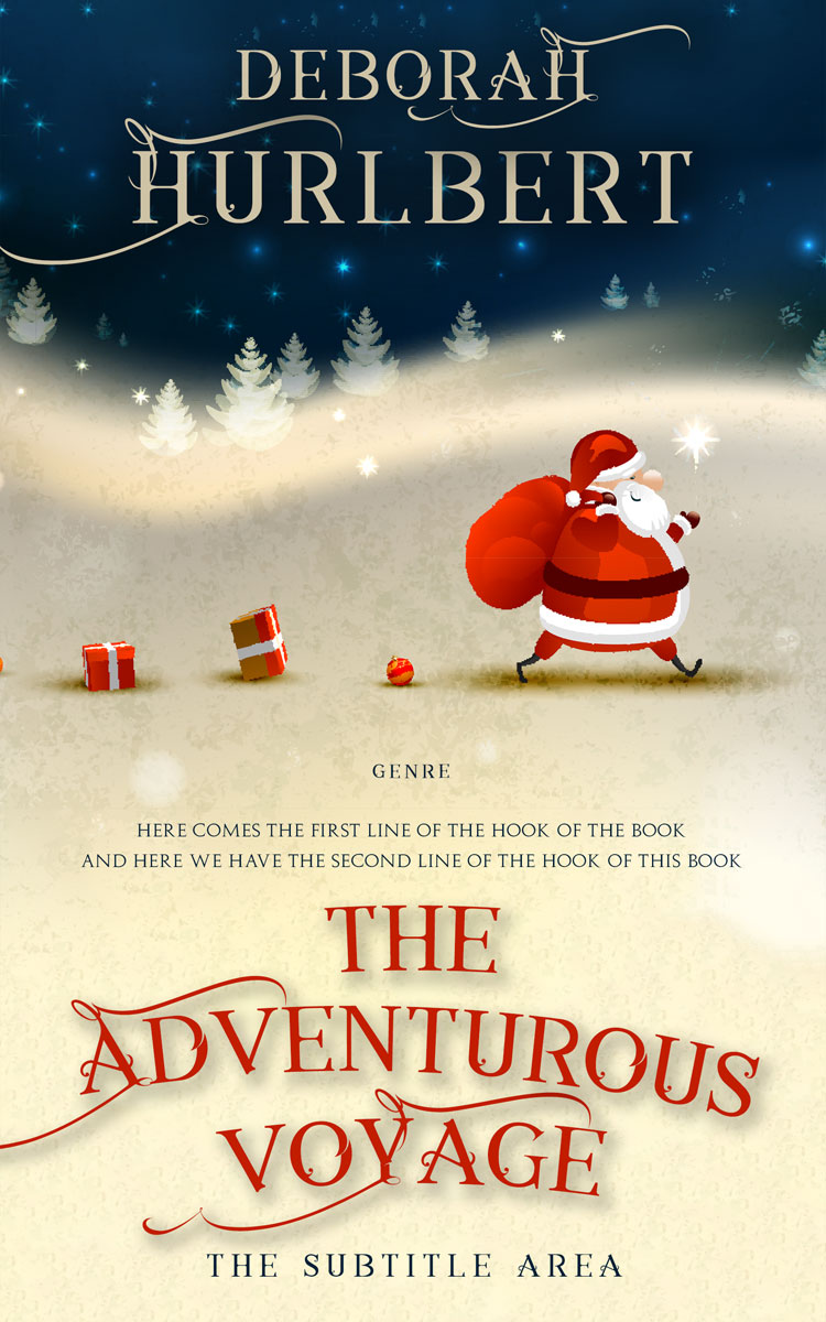 2D view of Premade Children's Book Cover - Elephant