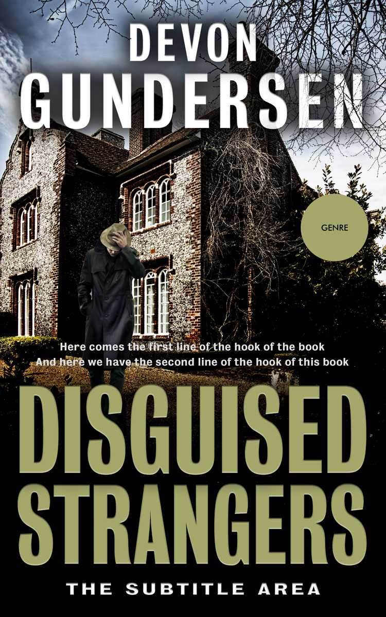 2D view of Cod Gray #8363 - Premade Mystery & Thriller & Suspense Book Cover