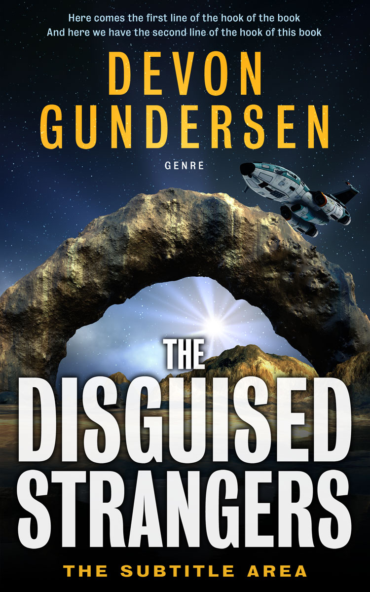 2D view of Pearl Bush #8377 - Premade Science Fiction Book Cover