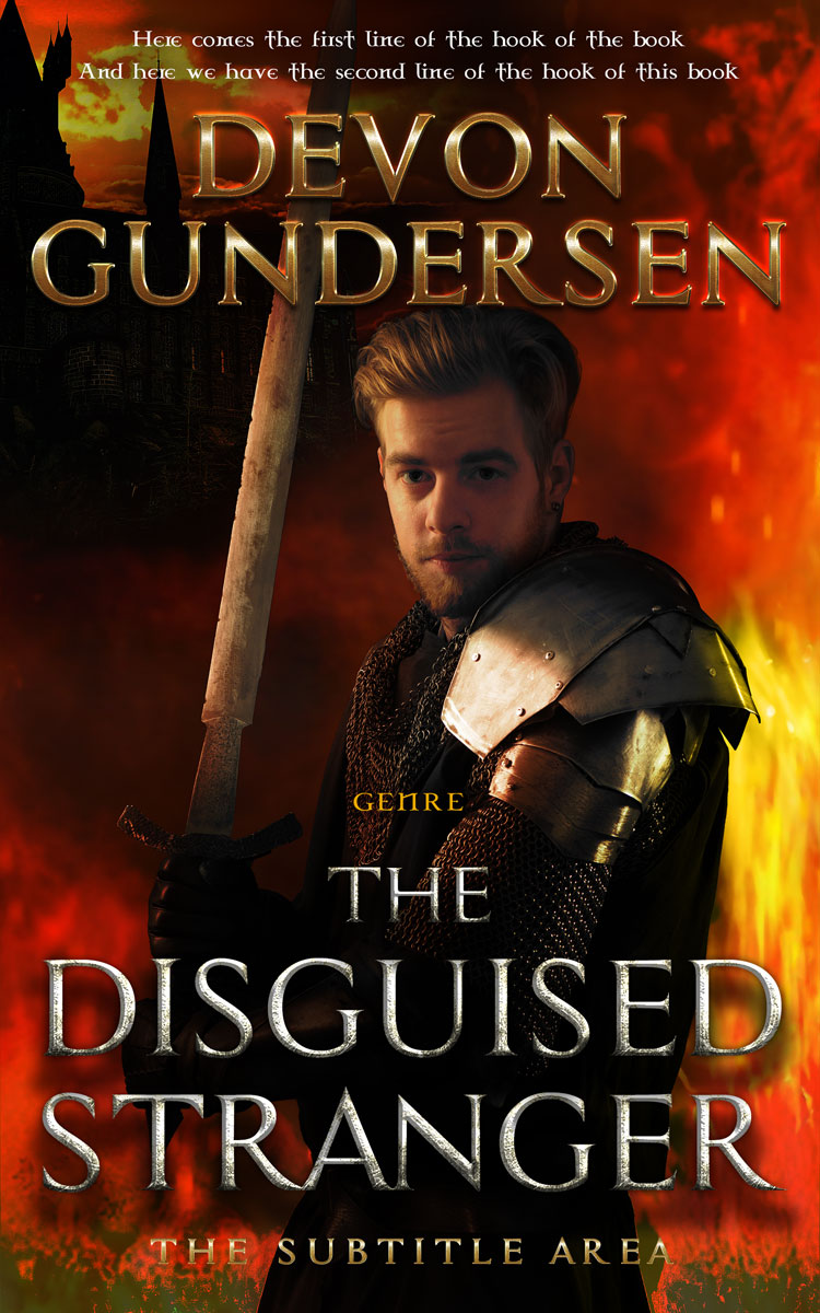 2D view of Raw Sienna #8389 - Premade Historical Book Cover