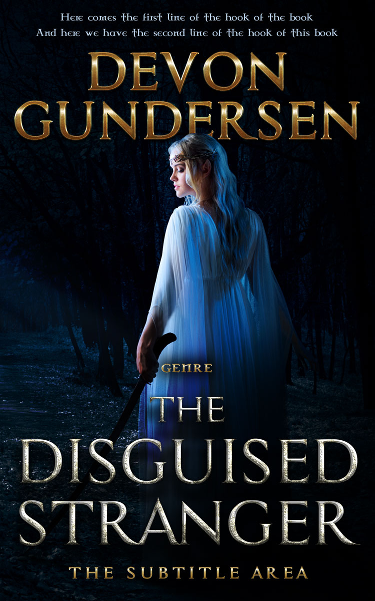 2D view of Bunker #8390 - Premade Fantasy Book Cover