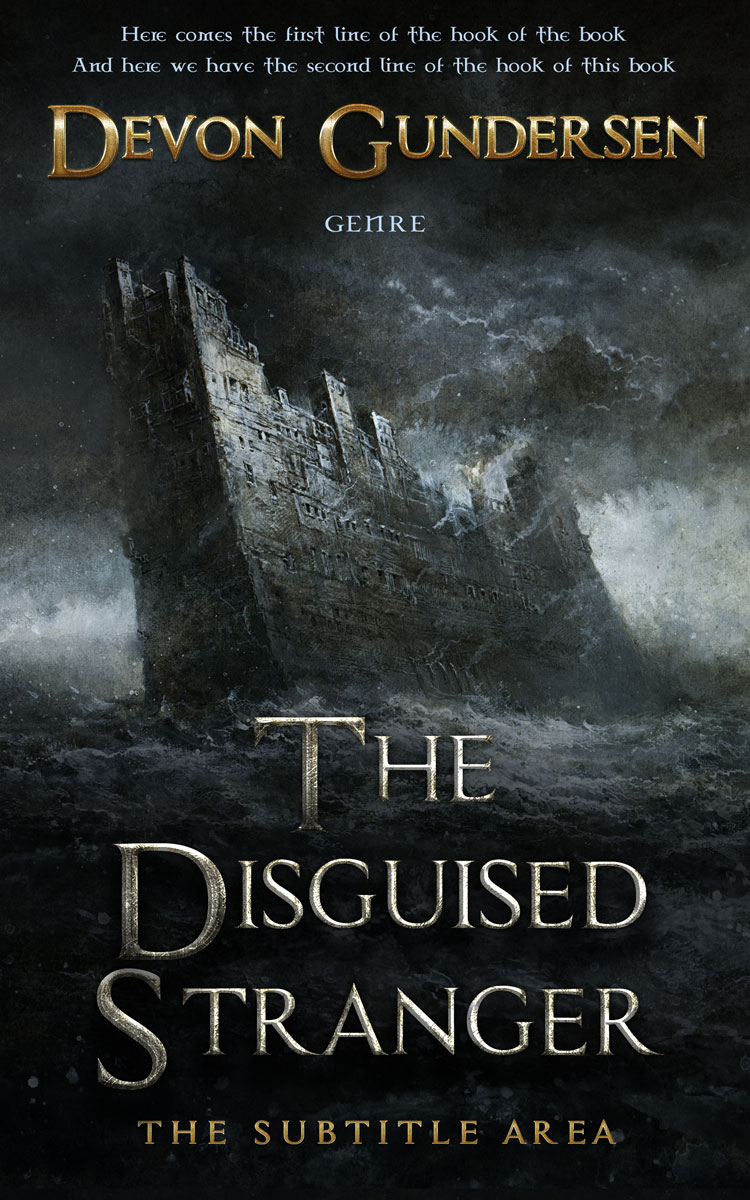 2D view of Outer Space #8394 - Premade Fantasy Book Cover