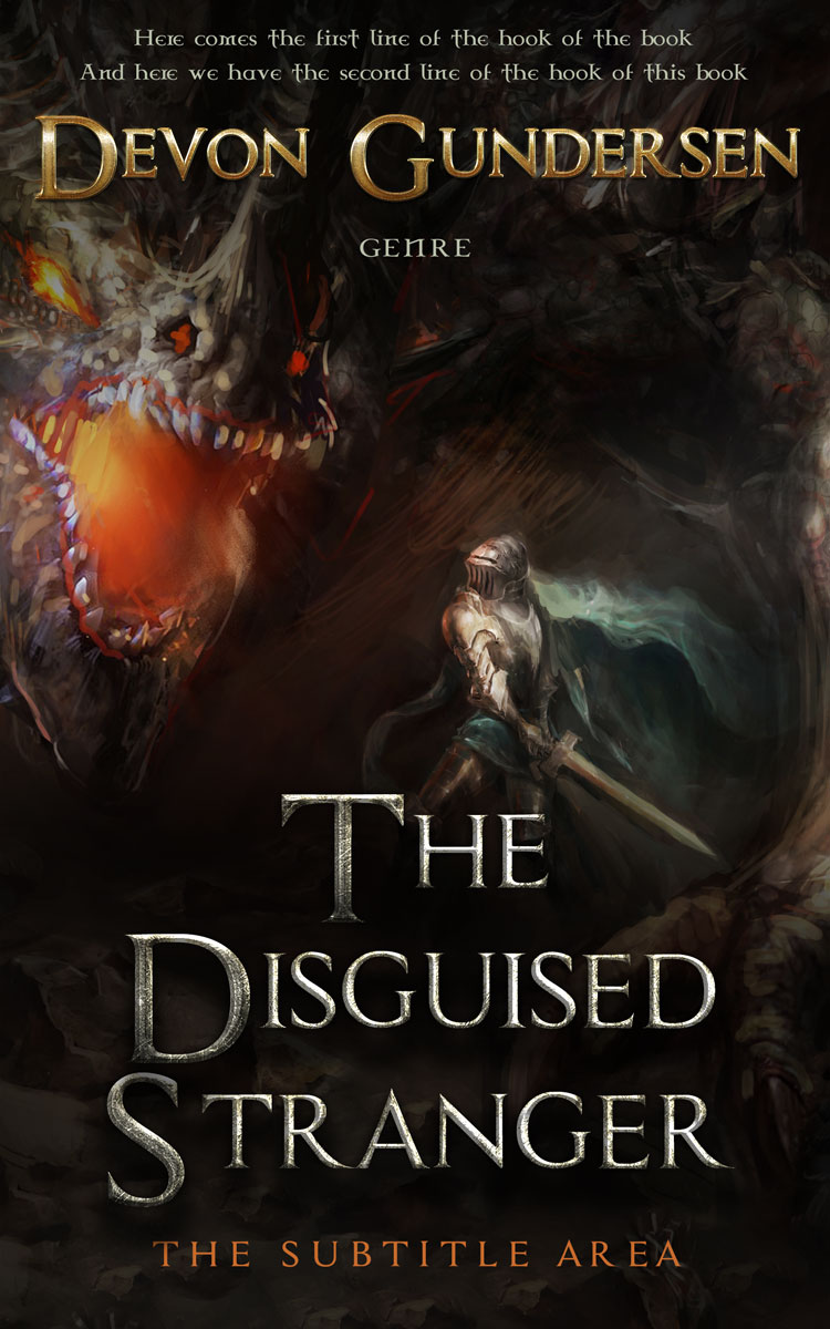 2D view of Premade Fantasy Book Cover - Zeus