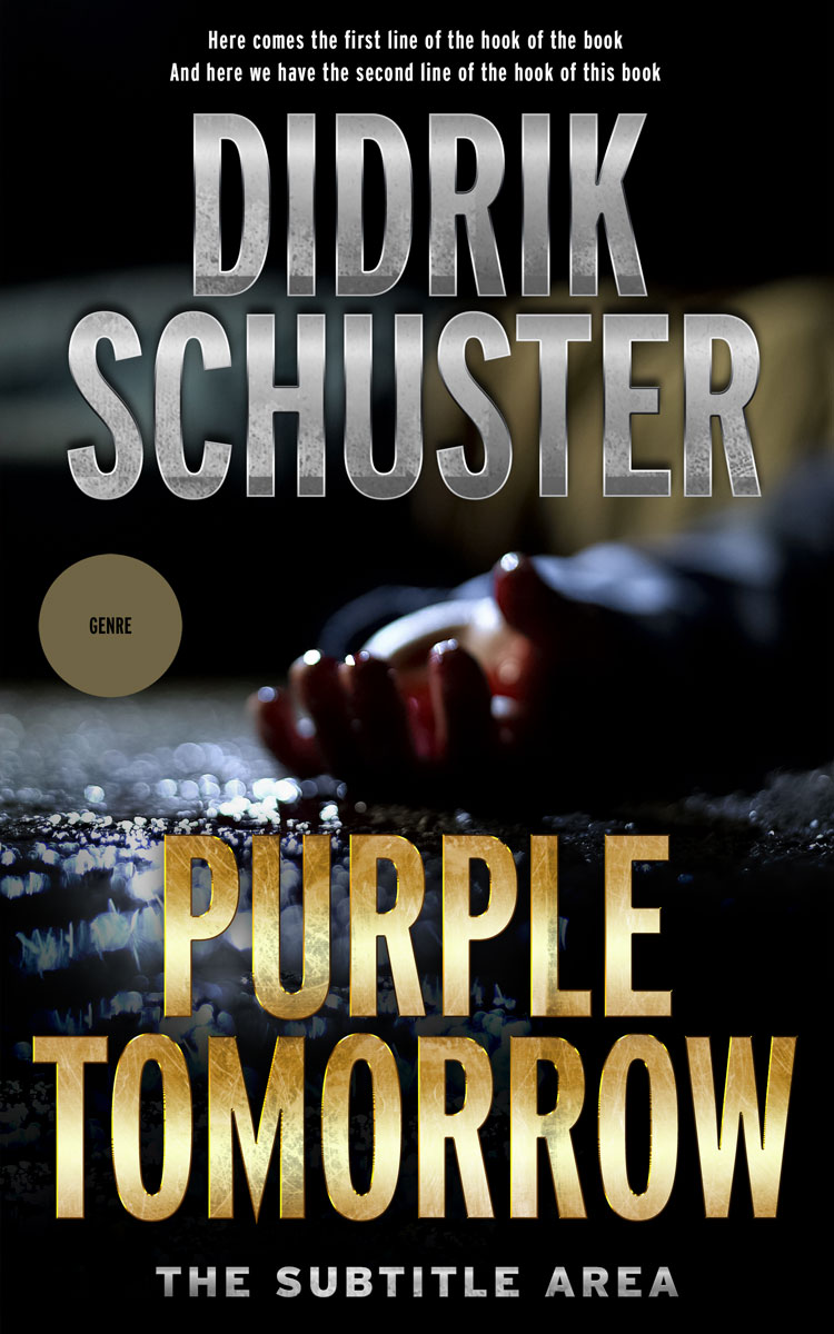 2D view of Cod Gray #8419 - Premade Mystery & Thriller & Suspense Book Cover | BookCoverZone