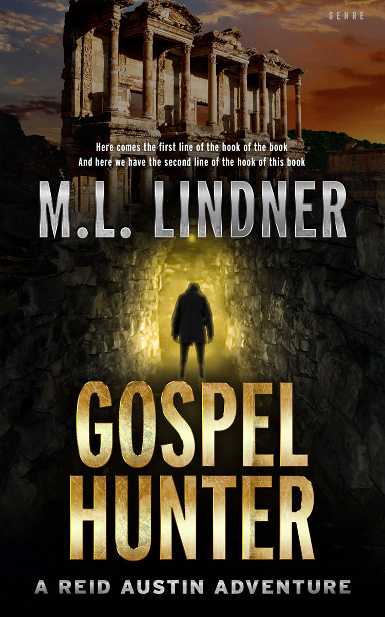 2D view of Premade Mystery & Thriller & Suspense Book Cover - Gimblet